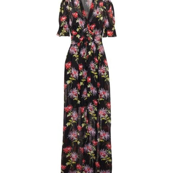 NWT Diane Von Furstenberg Erica Maxi Dress with pockets 🔥 - Picture 4 of 12